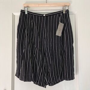 NWT Emil Rutenberg pinstripe shorts